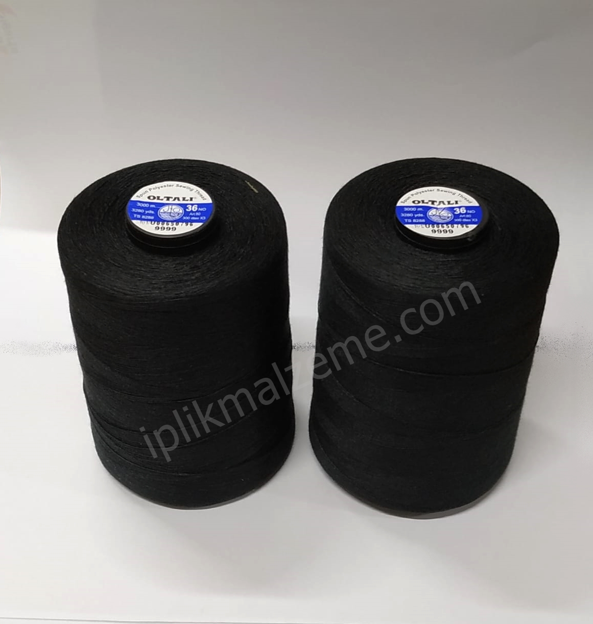 Oltalı 36 no Polyester Dikiş İpliği Siyah 3000 mt